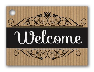 Welcome Gift Tags, 3 3/4 x 2 3/4