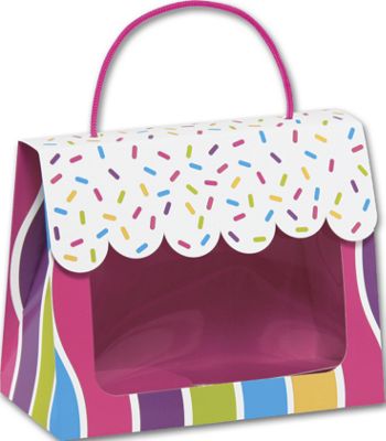 Candy Sprinkles Gourmet Gift Totes, 6 1/2 x 3 1/4 x 5 3/8' - Gifts Baskets Wholesale Supplies Shop