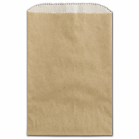 Kraft Grease Resistant Gourmet Bags, 4 3/4 x 6 3/4