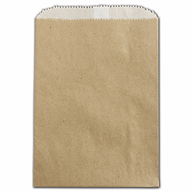 Kraft Grease Resistant Gourmet Bags, 5 3/4 x 7 1/2