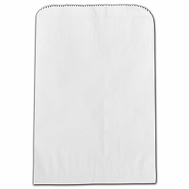 White Grease Resistant Gourmet Bags, 6 3/4 x 9 1/4