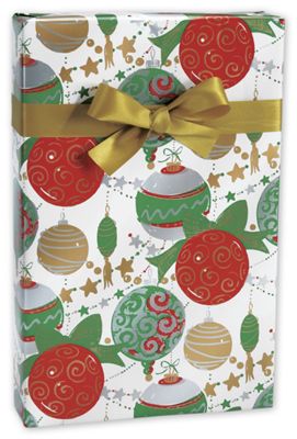 Glitter & Glitz Gift Wrap, 24' x 417' - Gifts Baskets Wholesale Supplies Shop