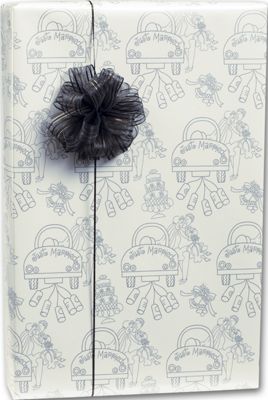 Happy Couple Gift Wrap, 24' x 417' - Gifts Baskets Wholesale Supplies Shop