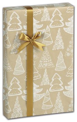 Chalky Trees Kraft Gift Wrap, 24 x 417