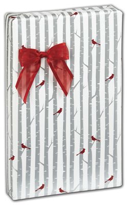 Cardinal Frost Gift Wrap, 24 x 417