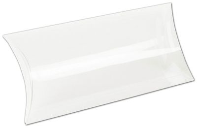 Clear Pillow Boxes, 9 x 4 1/4 x 1 1/4