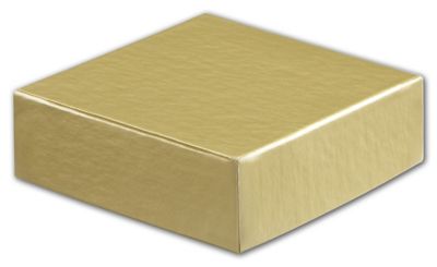 Gold Hi-Wall Gift Box Lids, 4 x 4' - Gifts Baskets Wholesale Supplies Shop