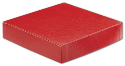 Red Hi-Wall Gift Box Lids, 6 x 6' - Gifts Baskets Wholesale Supplies Shop