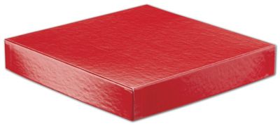 Red Hi-Wall Gift Box Lids, 8 x 8' - Gifts Baskets Wholesale Supplies Shop