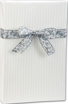 Pearl Stripe Gift Wrap, 24' x 100' - Gifts Baskets Wholesale Supplies Shop