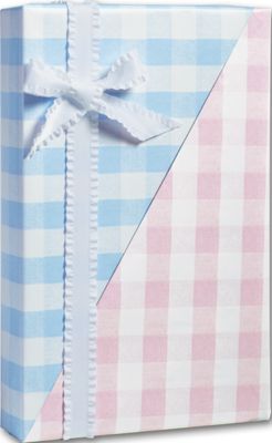 Baby Blanket Reversible Gift Wrap, 24' x 417' - Gifts Baskets Wholesale Supplies Shop