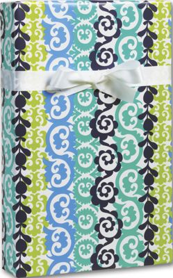 Amalfi Stripe Gift Wrap, 24' x 417' - Gifts Baskets Wholesale Supplies Shop
