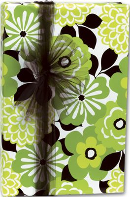 Bold Floral Gift Wrap, 24' x 100' - Gifts Baskets Wholesale Supplies Shop