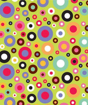 Bright Dots Gift Wrap, 24' x 100' - Gifts Baskets Wholesale Supplies Shop