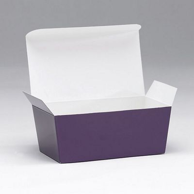 Aubergine Ballotin Candy Boxes, 5 7/8 x 3 1/4 x 2 1/2' - Gifts Baskets Wholesale Supplies Shop