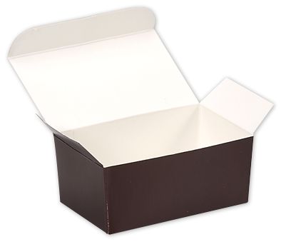 Brown Paper Ballotin Boxes, 4 1/8 x 2 5/8 x 1 7/8' - Gifts Baskets Wholesale Supplies Shop