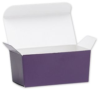 Aubergine Ballotin Candy Boxes, 2 5/8 x 1 5/16 x 1 1/4 - Gifts Baskets Wholesale Supplies Shop