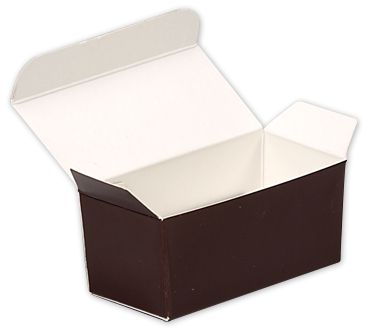 Brown Paper Ballotin Boxes, 2 5/8 x 1 5/16 x 1 1/4' - Gifts Baskets Wholesale Supplies Shop