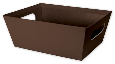 Brown Market Trays, 9 x 7 x 3 1/2' - Gifts Baskets Wholesale Supplies Shop