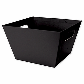 Black Square Market Trays, 8 x 8 x 5'