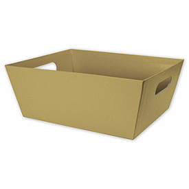 Gold Market Trays, 12 x 9 1/2 x 4 1/2'