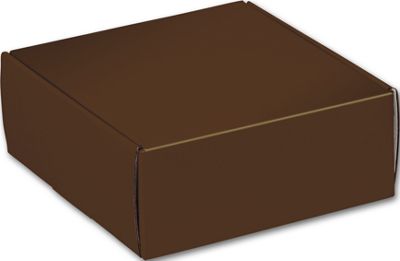Chocolate Decorative Mailers, 8 x 8 x 3' - Gifts Baskets Wholesale Supplies Shop