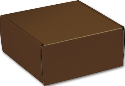 Chocolate Decorative Mailers, 9 x 9 x 4' - Gifts Baskets Wholesale Supplies Shop