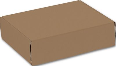 Kraft Decorative Mailers, 12 x 9 x 3' - Gifts Baskets Wholesale Supplies Shop