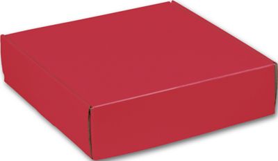 Red Decorative Mailers, 12 x 12 x 3' - Gifts Baskets Wholesale Supplies Shop