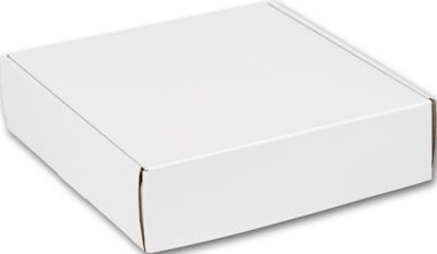 White Decorative Mailers, 12 x 12 x 3' - Gifts Baskets Wholesale Supplies Shop