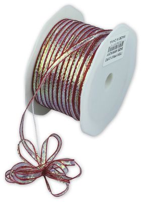 Red Shimmer Pull Bows, 4 mm x 25 Yds - Gifts Baskets Wholesale Supplies Shop