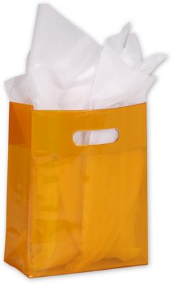 Tangerine Jelly Bags, 8 x 4 x 10' - Gifts Baskets Wholesale Supplies Shop