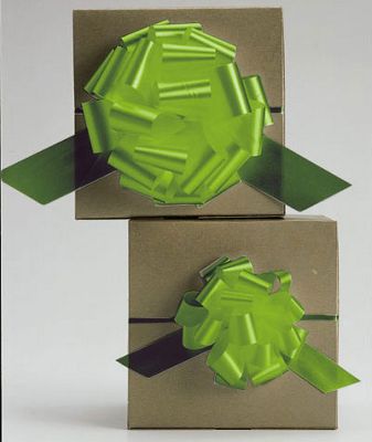 Citrus Satin Perfect Pull Bows, 20 Loops, 5 1/2' - Gifts Baskets Wholesale Supplies Shop