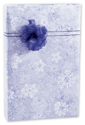 Purple Snowfall Holographic Gift Wrap, 24' x 208' - Gifts Baskets Wholesale Supplies Shop