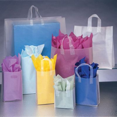 Clear Frosted High Density Shoppers Assortment - Gifts Baskets Wholesale Supplies Shop