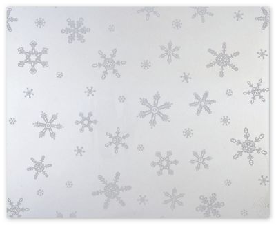 Snowflakes Polypropylene Film Rolls, 30 x 100