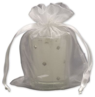 White Organdy Bags,  4 x 5 1/2' - Gifts Baskets Wholesale Supplies Shop