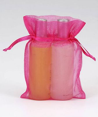 Fuchsia Organdy Bags,  5 x 6 1/2' - Gifts Baskets Wholesale Supplies Shop