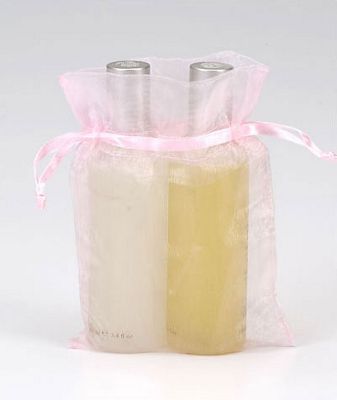 Light Pink Organdy Bags,  5 x 6 1/2' - Gifts Baskets Wholesale Supplies Shop