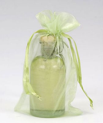 Apple Green Organdy Bags,  5 1/2 x 9' - Gifts Baskets Wholesale Supplies Shop