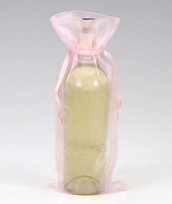 Light Pink Organdy Bags,  6 x 13' - Gifts Baskets Wholesale Supplies Shop