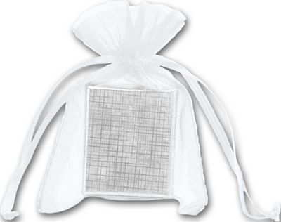 White Organdy Bags, 3 x 4' - Gifts Baskets Wholesale Supplies Shop