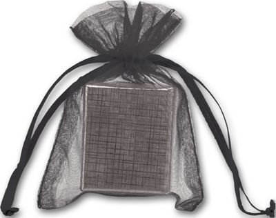 Black Organdy Bags, 3 x 4' - Gifts Baskets Wholesale Supplies Shop