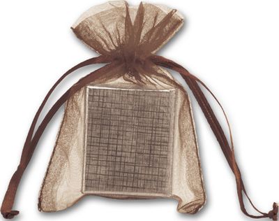 Brown Organdy Bags, 3 x 4' - Gifts Baskets Wholesale Supplies Shop