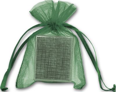 Green Organdy Bags, 3 x 4' - Gifts Baskets Wholesale Supplies Shop
