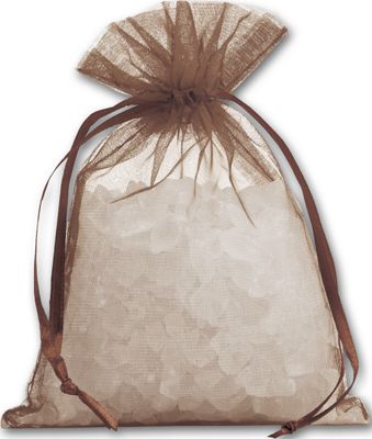 Copper Organdy Bags, 4 x 5 1/2' - Gifts Baskets Wholesale Supplies Shop