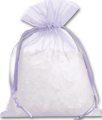 Lavender Organdy Bags, 4 x 5 1/2' - Gifts Baskets Wholesale Supplies Shop