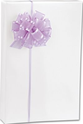 White Gloss Gift Wrap, 24 x 417