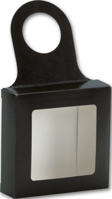 Black Wine Bottle Hanger, 4-Piece, 3 1/2 x 1 x 3 1/2' - Gifts Baskets Wholesale Supplies Shop