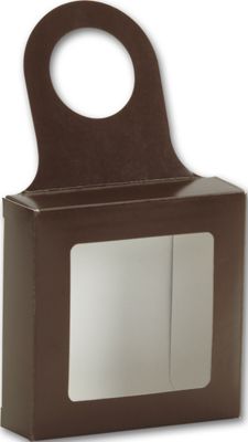Brown Wine Bottle Hanger, 4-Piece, 3 1/2 x 1 x 3 1/2' - Gifts Baskets Wholesale Supplies Shop